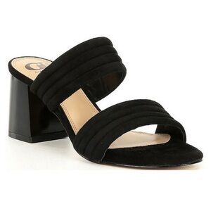 Gianni Bini Band-It Suede Two Banded Mules